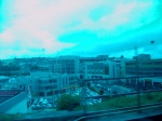 Cork City from the train