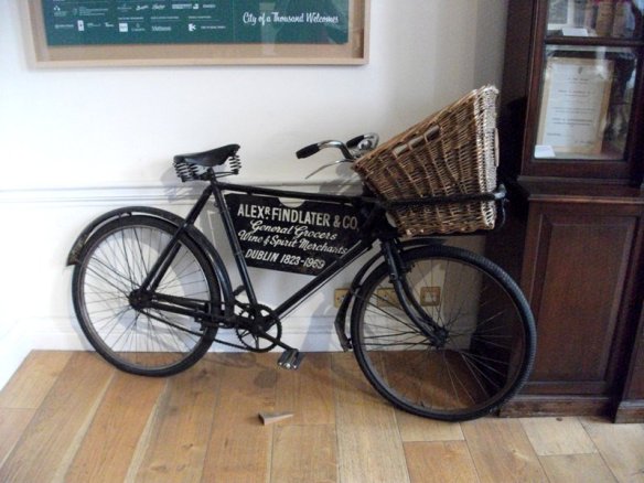 Finlater’s Bicycle for delivering the orders